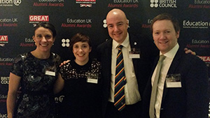 Morgan Davison short-listed for prestigious British Council Alumni Award