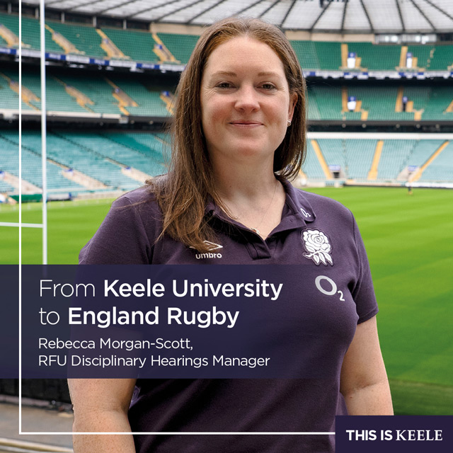Rebecca Morgan-Scott, Disciplinary Hearings Manager at the Rugby Football Union