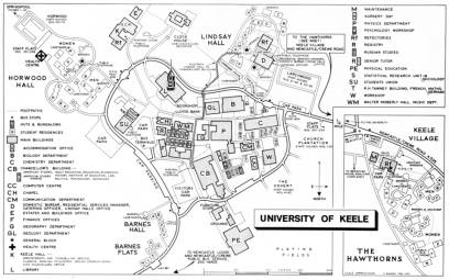 Campus plan circa 1970