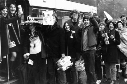 Student collecting team 1970s