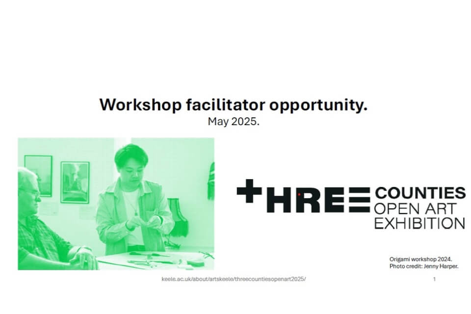 Three Counties Open 2025 Workshops Facilitator - submissions now open
