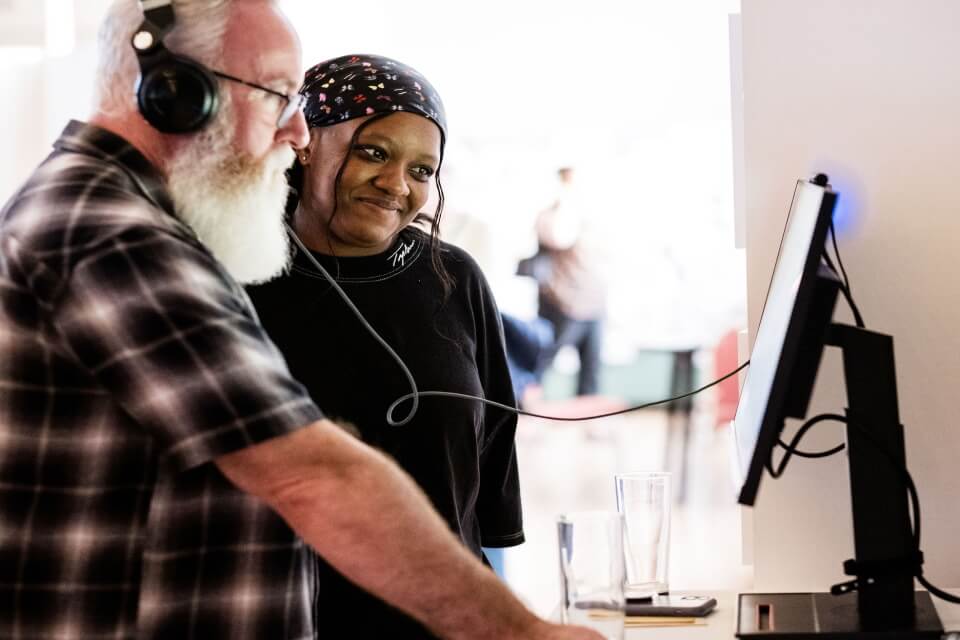 A view of the Three Counties Open Art Exhibition 2025.