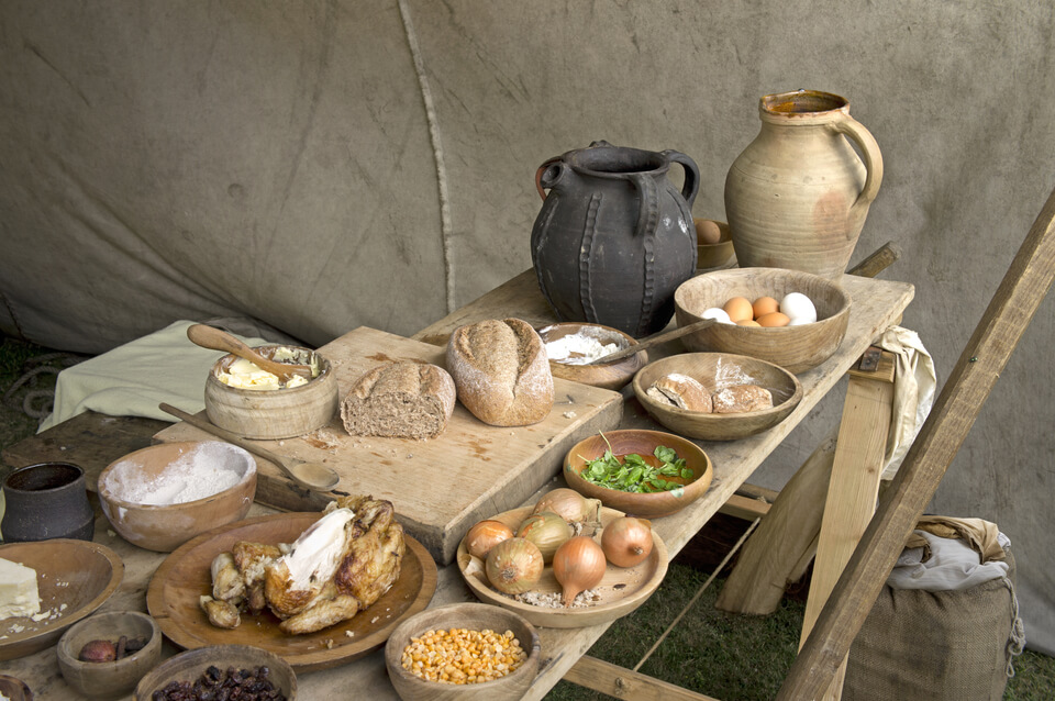 Image of Anglo-Saxon food