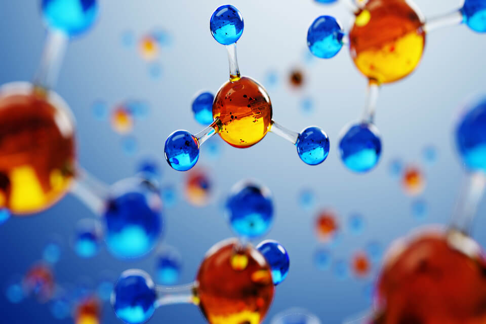 image of molecules