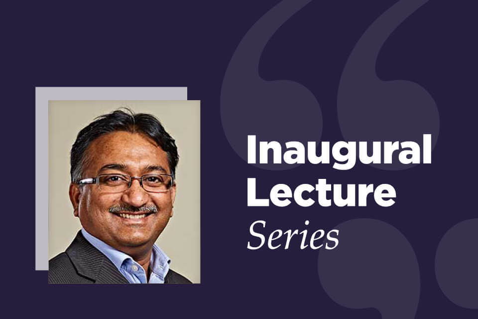 Inaugural Lecture