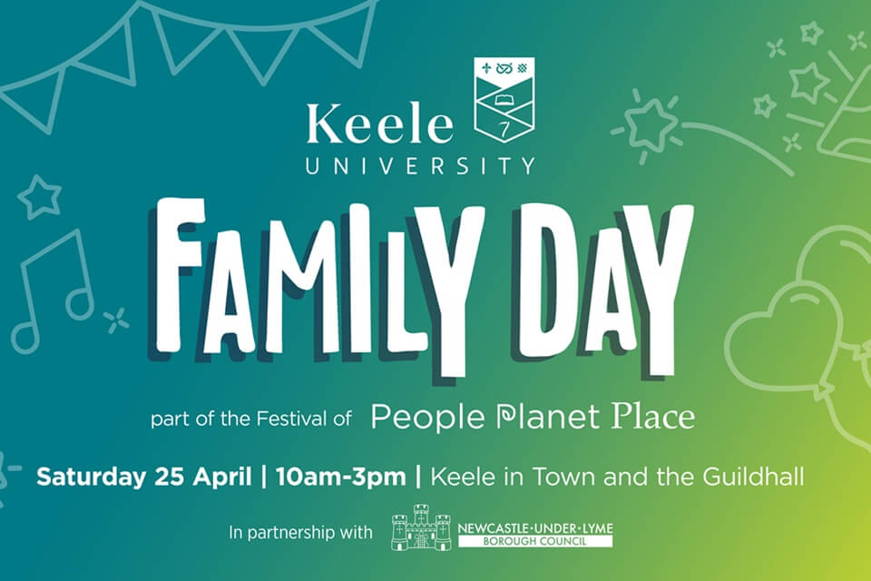 Family Day poster image on green background