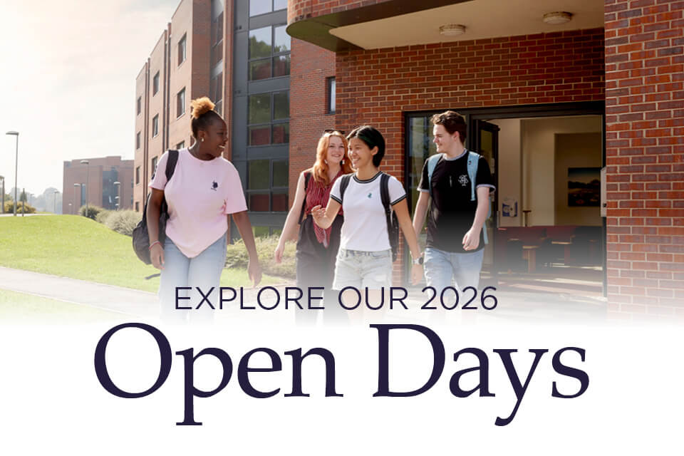 Open day image of students