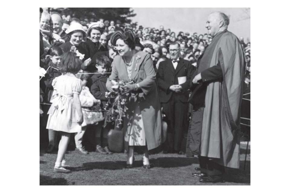 1951 - The Queen (latterly known as the Queen Mother) at Keele