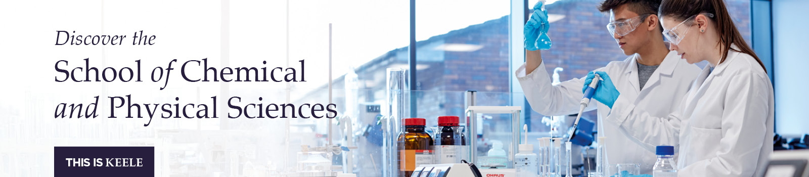 Chemistry students working in laboratory.