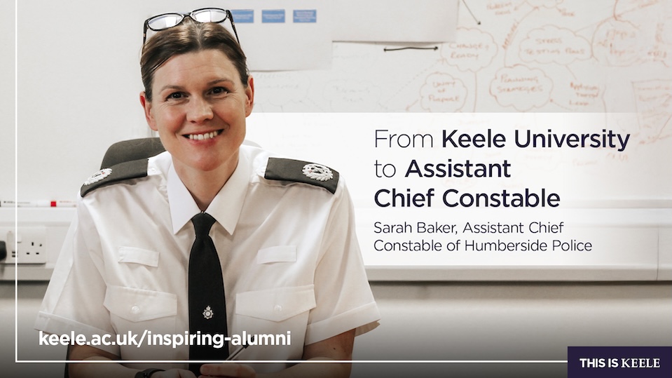 Image of Sarah Baker in policing uniform