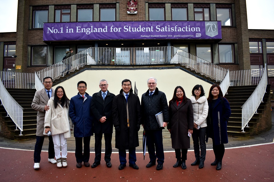 BFSU delegation visit Keele University ahead of student exchange this September