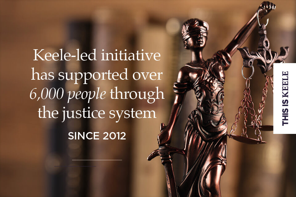 Pioneering Keele collaborative legal outreach programme assists more than 6,000 people and impacts legal aid reforms to widen access to justice
