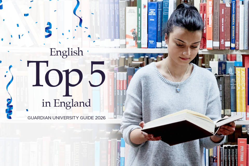 Keele ranked among Top 5 universities for English in prestigious ranking