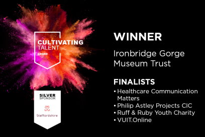 Ironbridge Gorge Museum Trust, winners of the Cultivating Talent award, sponsored by We Are Staffordshire