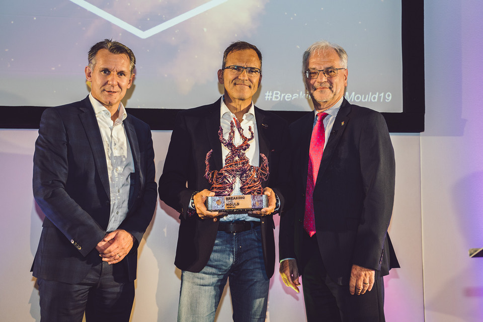 Solisco winners on stage