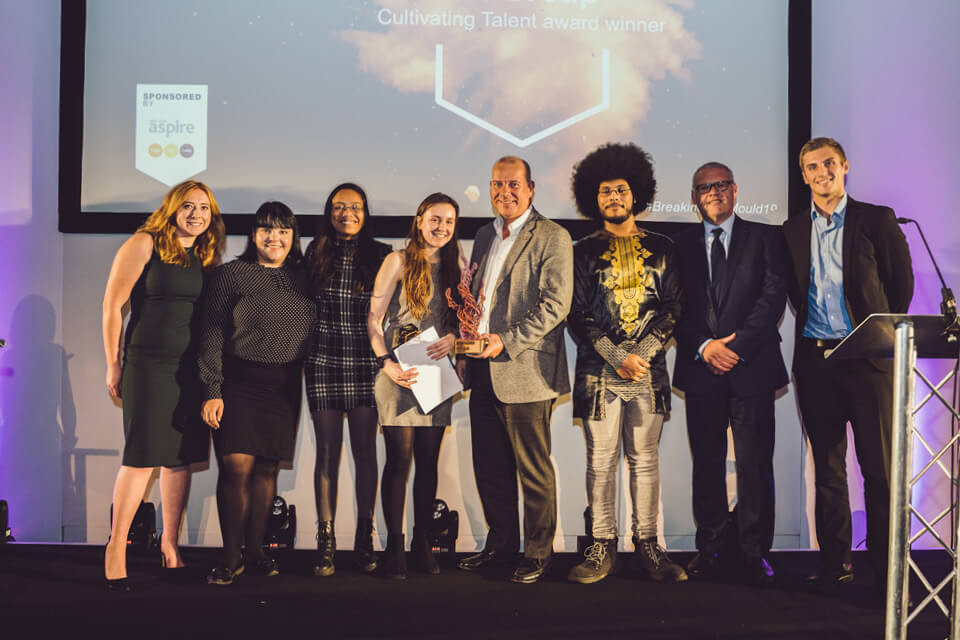 Winner on stage - WJ Group 