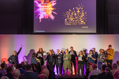 Town Hall Choir - ReStoke performing at Breaking the Mould 2023