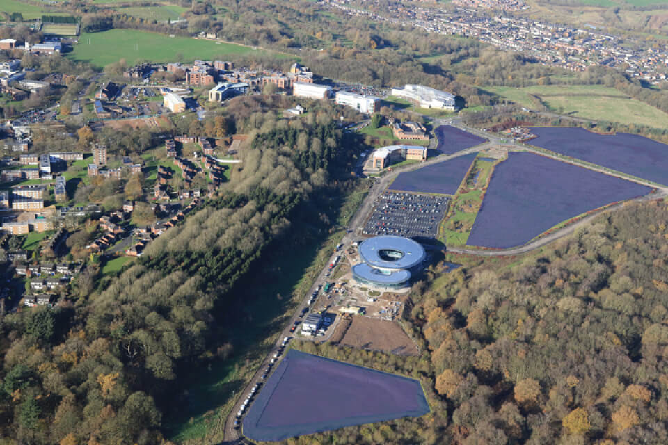 Aerial photo of the science park  