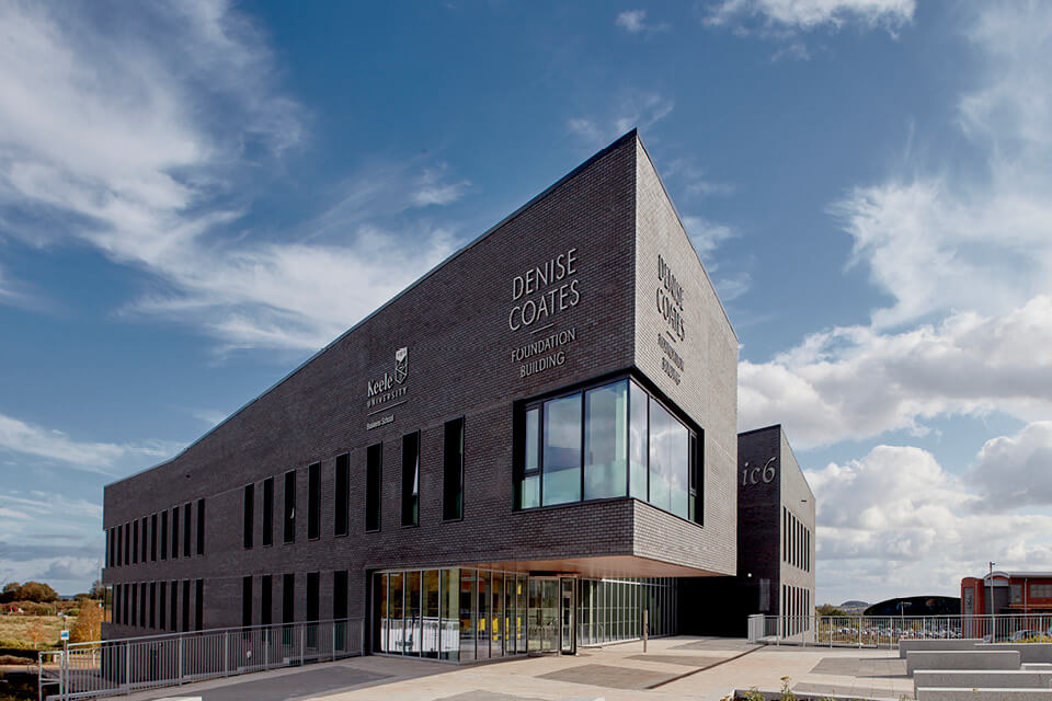 DCF completed building on a sunny day 