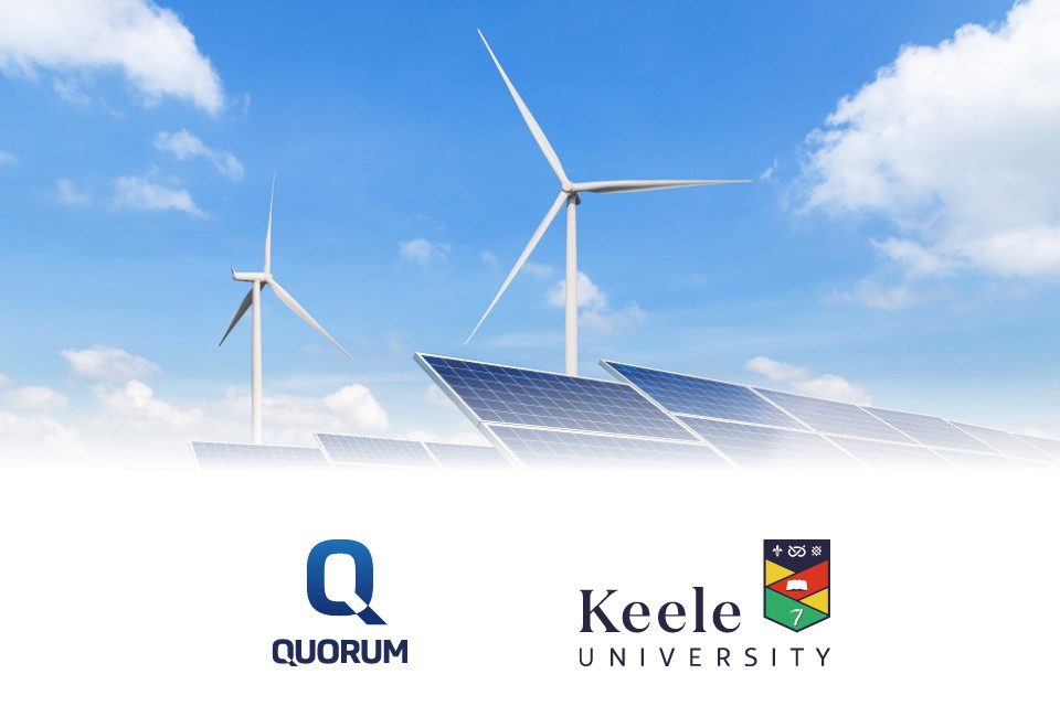 Quorum partners with Keele for wind farm research project
