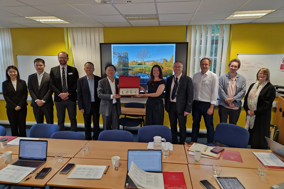 CDUTCM visit to Keele