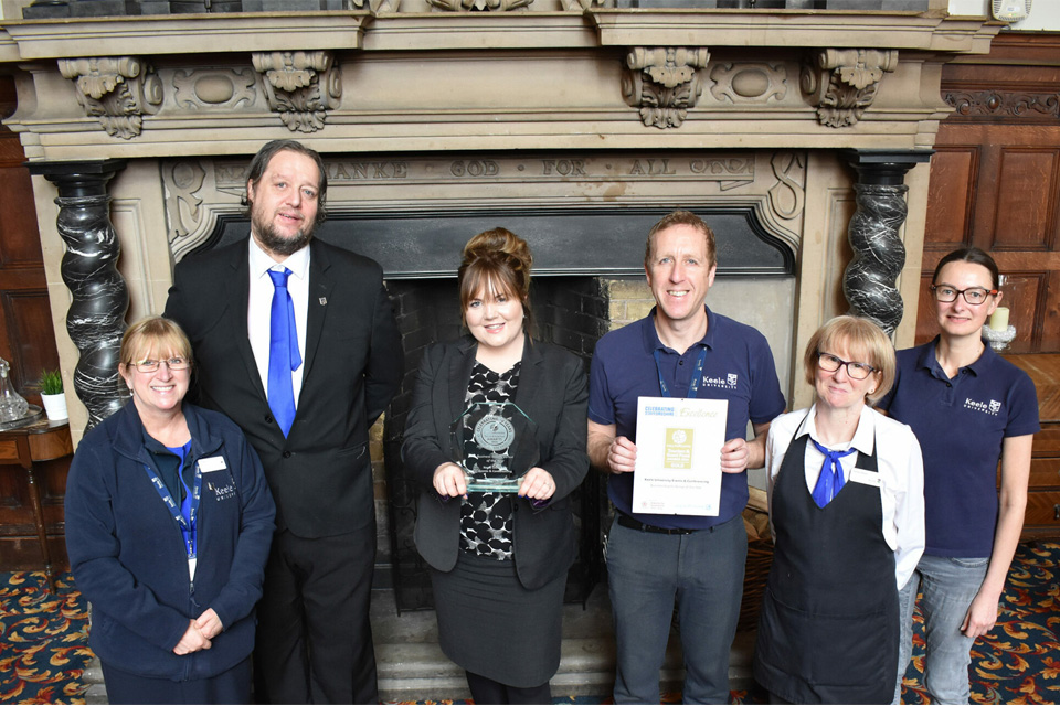 Keele University Events and Conferencing wins Gold at Enjoy Staffordshire Tourism & Good Food Awards 2024