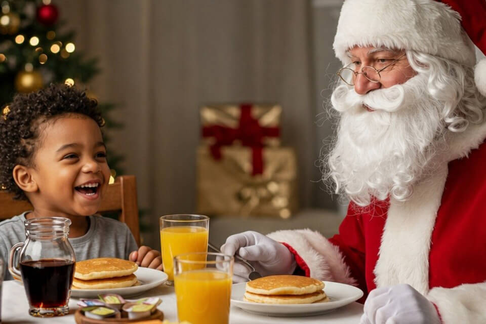 Santa breakfast
