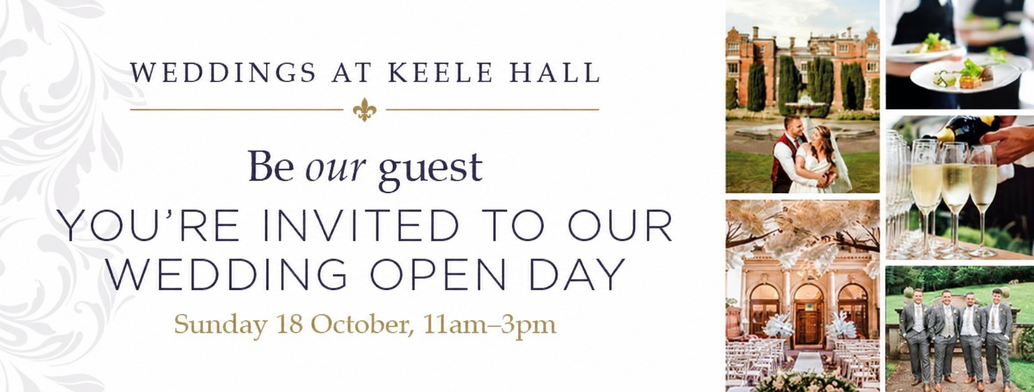 Weddings at Keele Hall Open Day