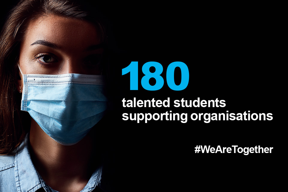 180 talented students supporting organisations
