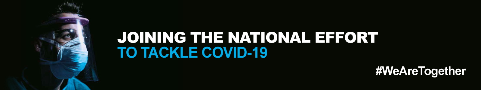 Joining the national effort to tackle Covid-19