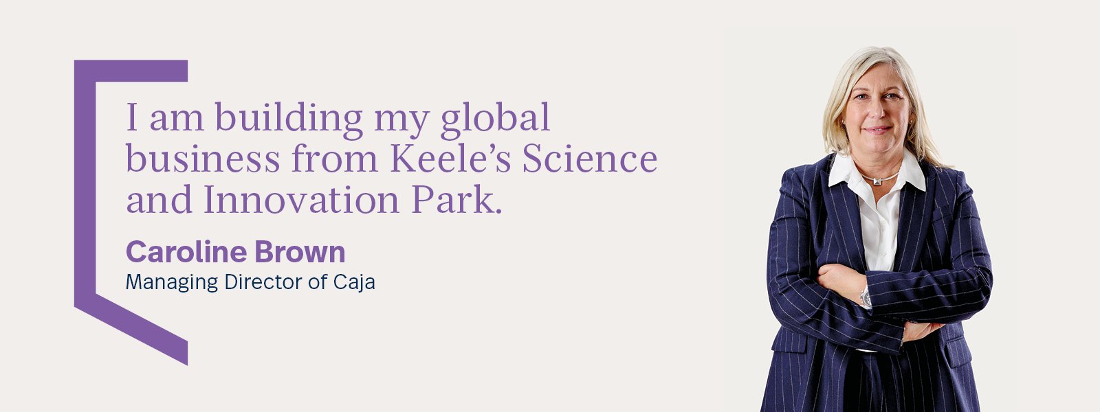 Caroline Brown, Managing Director of Caja