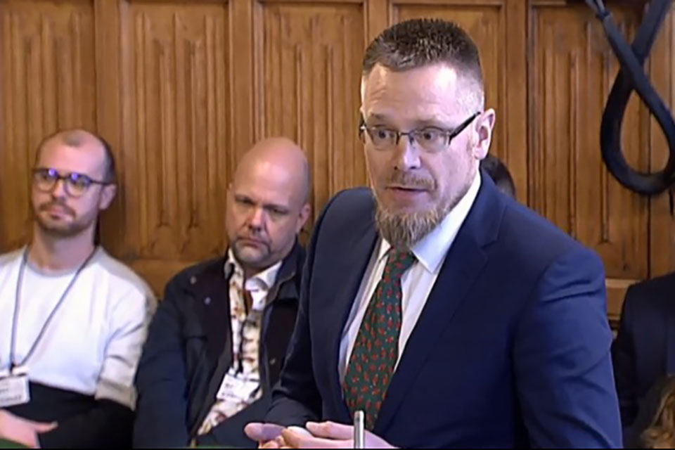 Keele Professor presents research to Parliament