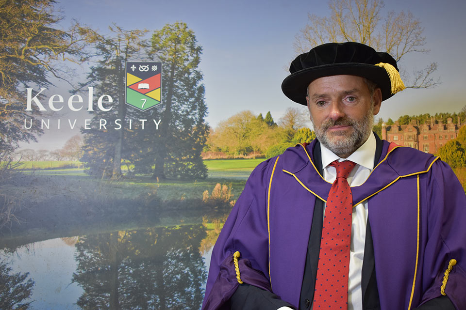 Keele awards successful entrepreneur honorary degree for outstanding contribution