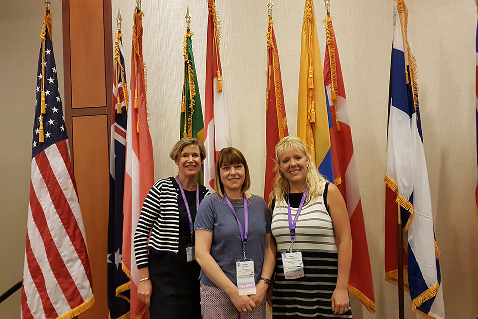 International research involving student midwives at Keele presented in Washington DC