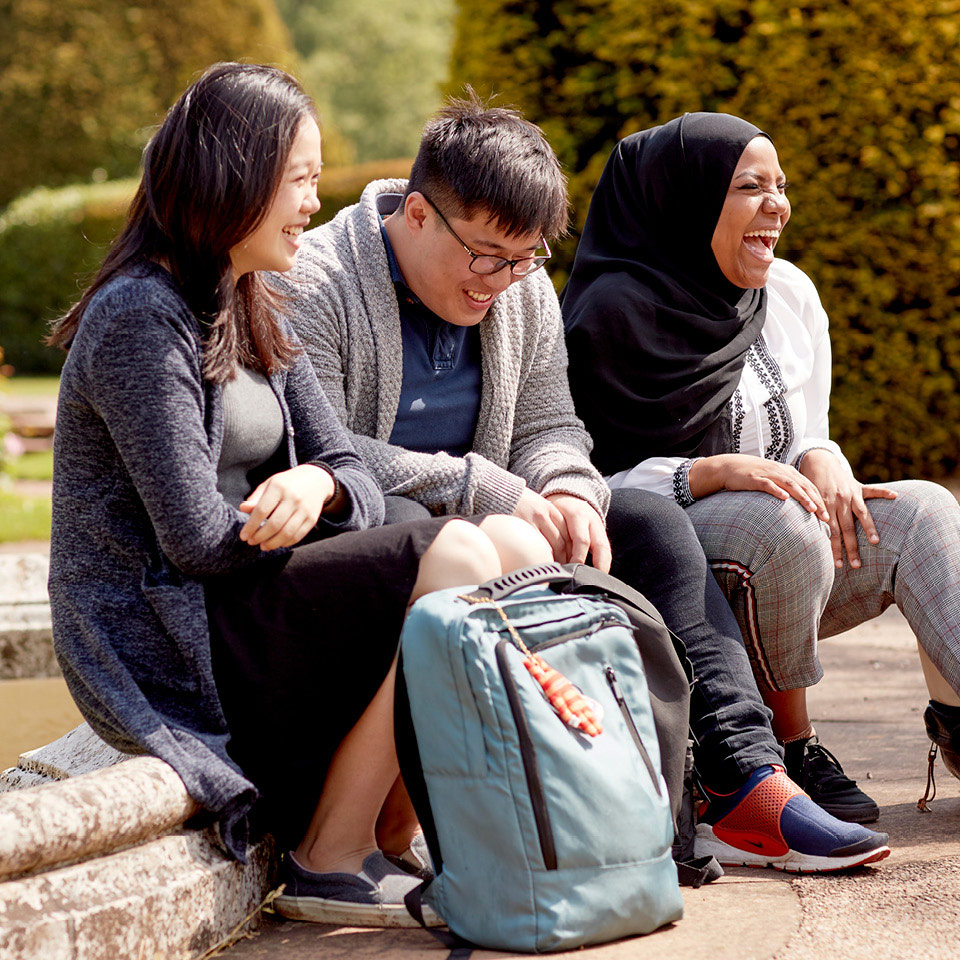 Students on campus