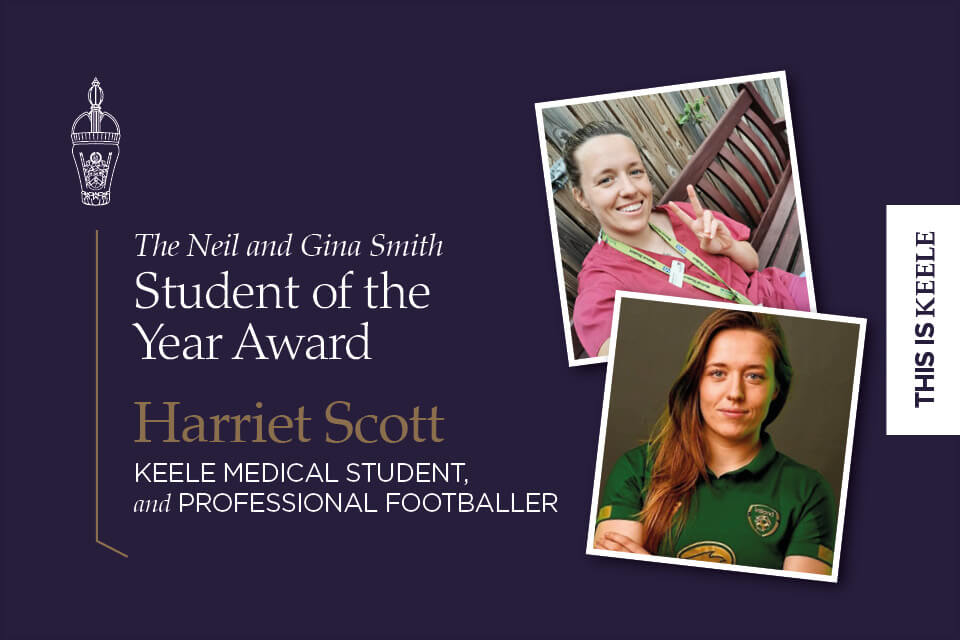 Medical student scores Student of the Year award after juggling football and medical careers 