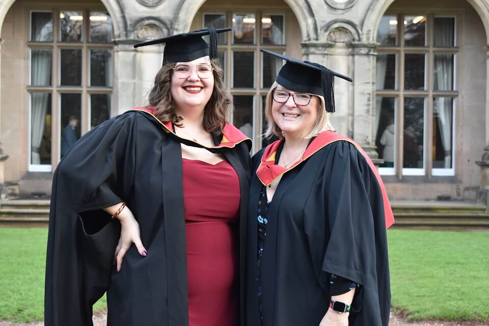 Mother and daughter graduate from Keele together on the same day 
