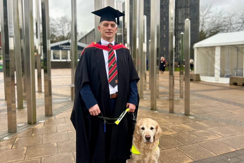 Inspirational Scott overcomes challenges to discover his passion for helping others