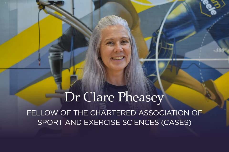 Keele lecturer receives prestigious fellowship from professional body