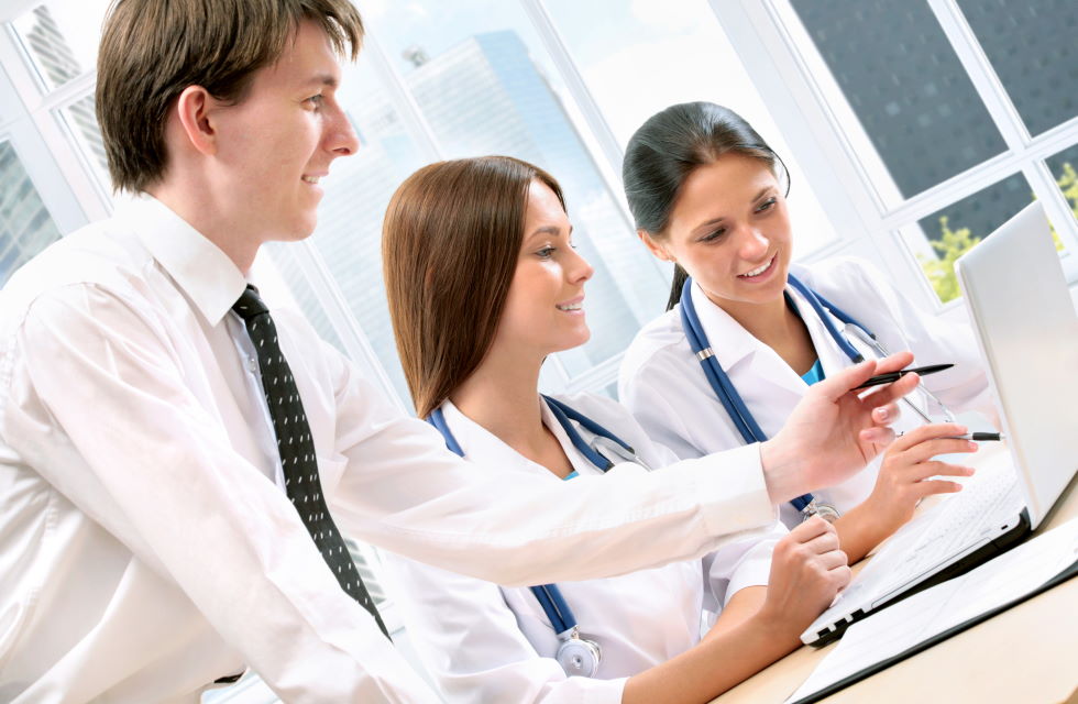 NHS community staff working together