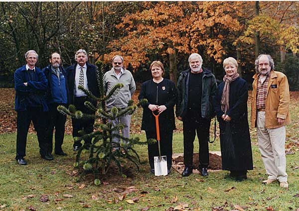 Arboretum planting ceremony