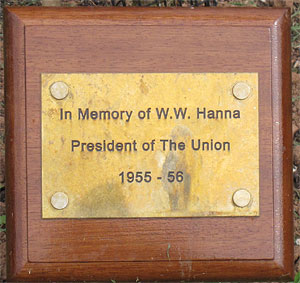 bill Hanna plaque