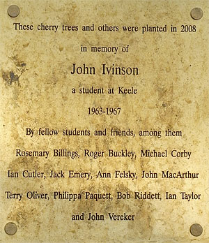 John Ivinson plaque