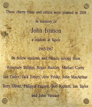 John Ivinson plaque