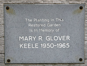 Mary Golver plaque