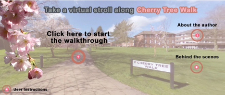 Link to Virtual walk along Cherry Tree walk