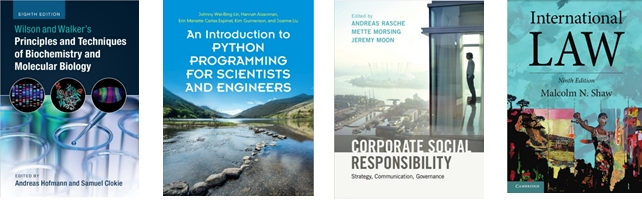 Cambridge University Press books covers