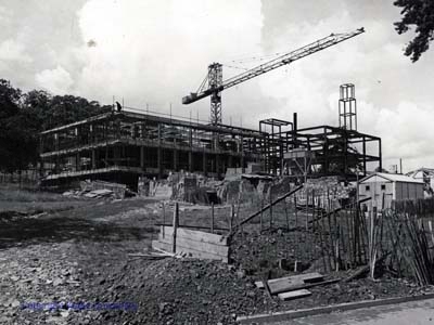 Library building stages 1 and 2, 1960