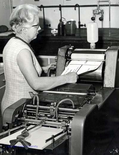 Library printing department