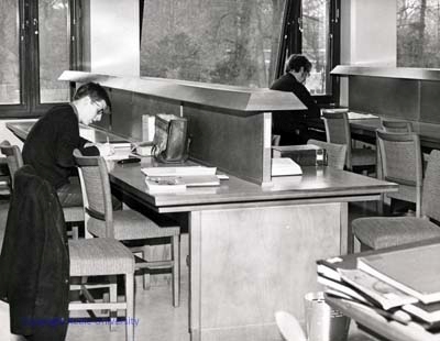 Students in Library 1966